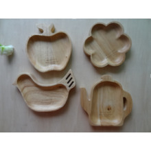 Varios Formas de Madera Natural Serving Tray Plate